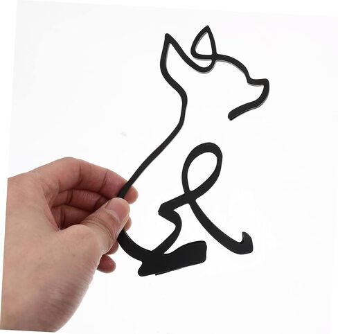 Dog Sculpture Figurine Wall Art Vintage Style Dog Ornament for Home Decor Tabletop Decoration and Lovers in Saudi Arabia