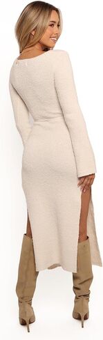 Petal & Pup Women's Edina Midi Dress-White in Saudi Arabia