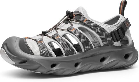 NORTIV 8 Water Shoes Sandals for Men and Women Cushion Non-Slip Closed Toe Arch Support Breathable Hiking Easy on Walking Sandals StreamVent Strap in Kuwait