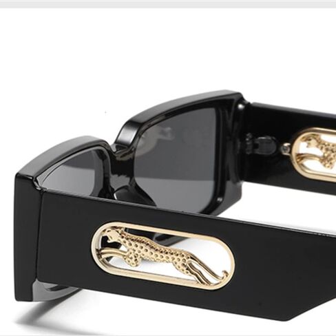 MUTYNE Luxury Square Small Frame Sunglasses Women Men Fashion Vintage Travel Leopard Head Sun Glasses For Male UV400 in Saudi Arabia
