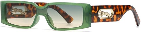 MUTYNE Luxury Square Small Frame Sunglasses Women Men Fashion Vintage Travel Leopard Head Sun Glasses For Male UV400 in Saudi Arabia