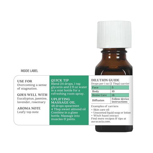 زيت النعناع العطري من أورا كاسيا 0.5 أونصة سائلة. أوقية. in Kuwait