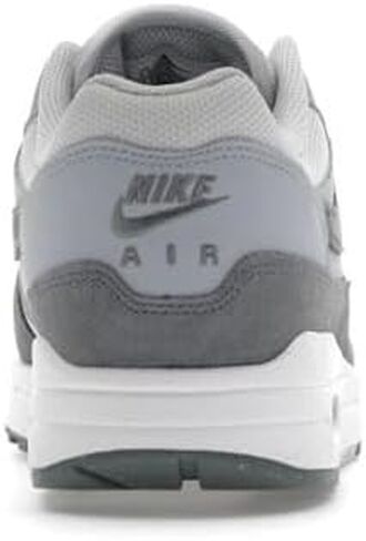 حذاء Nike Air Max 1 للرجال (HM9936-001، فوتون داست/وولف جراي/أبيض/رمادي دخاني) مقاس 9.5 in Saudi Arabia