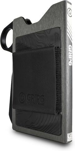 GRIP6 Wallet for Men and Women: Sleek, Durable, Slim Minimalistic Wallet with RFID-Blocking Technology, Made in the USA, Aluminum Body in Kuwait