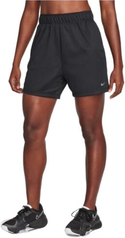 Nike Attack Women's Dri-FIT Fitness Mid-Rise 5" Unlined Shorts Black X-Small in Saudi Arabia