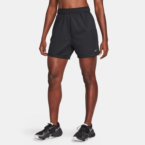 Nike Attack Women's Dri-FIT Fitness Mid-Rise 5" Unlined Shorts Black X-Small in Saudi Arabia