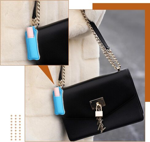 Bruislard 12 Pcs Lip Balm Keychain Holder Colorful Lip Gloss Thread Keychain Solid Lips Balm Holder Clip on Pocket Sleeve for Lipstick Bag Accessories for Women,12 Colors in Kuwait