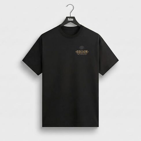 Sullen Men's Never Defeated Tattoo Lifestyle Graphic Premium Cotton Short Sleeve Tee in Saudi Arabia