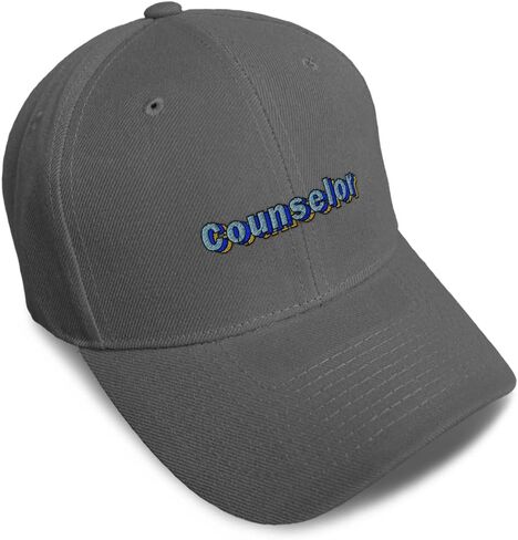 Speedy Pros Baseball Caps for Men & Women Embroidered Counselor Ladies & Men Baseball Hats Acrylic in Saudi Arabia