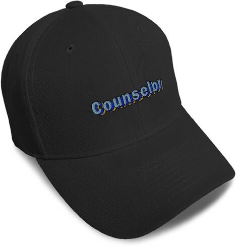 Speedy Pros Baseball Caps for Men & Women Embroidered Counselor Ladies & Men Baseball Hats Acrylic in Saudi Arabia