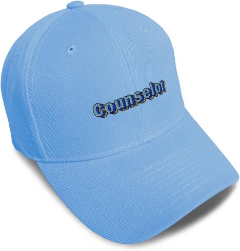Speedy Pros Baseball Caps for Men & Women Embroidered Counselor Ladies & Men Baseball Hats Acrylic in Saudi Arabia