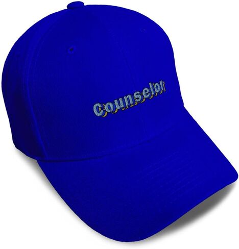 Speedy Pros Baseball Caps for Men & Women Embroidered Counselor Ladies & Men Baseball Hats Acrylic in Saudi Arabia