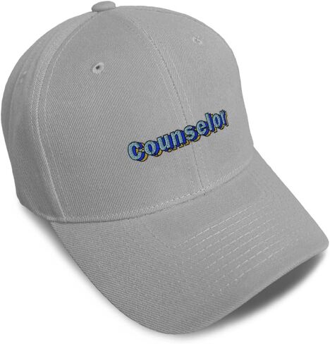 Speedy Pros Baseball Caps for Men & Women Embroidered Counselor Ladies & Men Baseball Hats Acrylic in Saudi Arabia