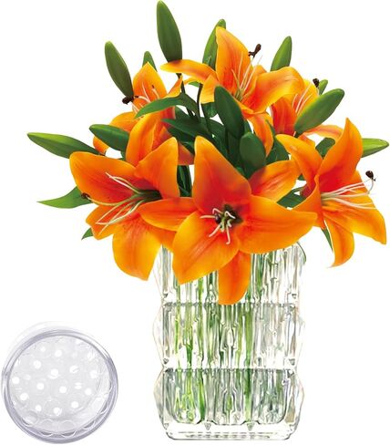 15pcs Artificial Flowers Latex Tulips Real Touch 13" and 5pcs Eucalyptus Leaves for Spring Easter Gifts in Bulk Home Kitchen Wedding Bouquet Decorations Cemetery Table Décor Table Décor (Yellow tulip) in Saudi Arabia