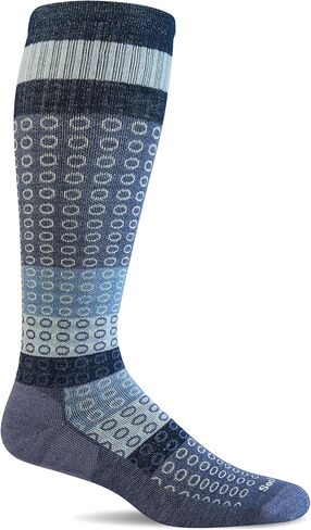 Sockwell Women's Full Circle Moderate Graduated Compression Sock, Denim - M/L in Saudi Arabia