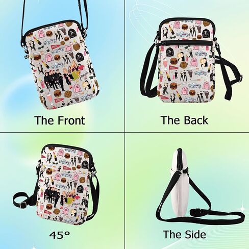 G2TUP Danny & Sandy Musical Crossbody Bag Sandy Danny Fans Gift Grease Theater Musical Shoulder Bag in Saudi Arabia