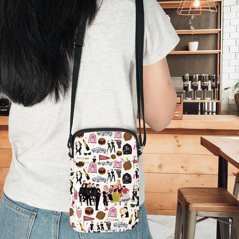 G2TUP Danny & Sandy Musical Crossbody Bag Sandy Danny Fans Gift Grease Theater Musical Shoulder Bag in Saudi Arabia