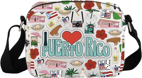 Lywjyb Birdgot Puerto Rico Inspired Crossbody Bag Puerto Rican Pride Gift Latina Puerto Rican Gift in Saudi Arabia