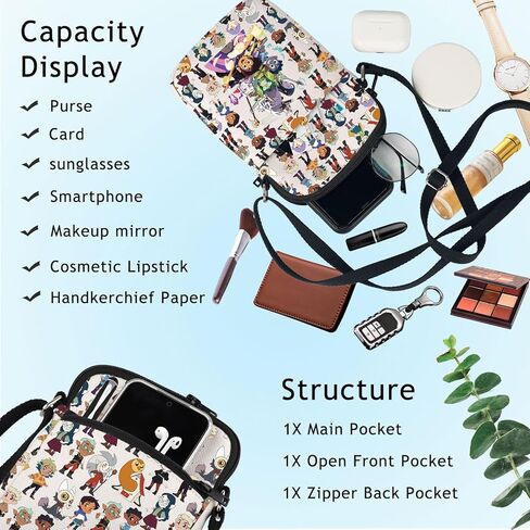 BWWKTOP Owl House Hooty Crossbody Bag Luz Noceda Fans Gift Luz Noceda & Owlbert Shoulder Bag Hooty Merch in Saudi Arabia