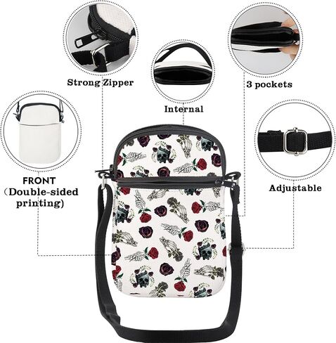 CMNIM Dark Romance Merch Book Lover Crossbody Bag Morally Grey Bookish Shoulder Purse Strap in Saudi Arabia
