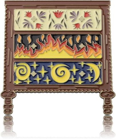 PLITI Literary Inspired Gift Bookworm Gift Dresser Inspired Brooch Pin For Book Lover in Saudi Arabia