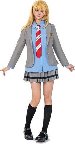 OSIAS Women Anime Miyazono Kaori Uniform Cosplay Costume in Saudi Arabia