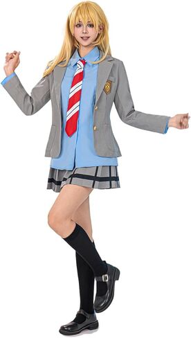 OSIAS Women Anime Miyazono Kaori Uniform Cosplay Costume in Saudi Arabia