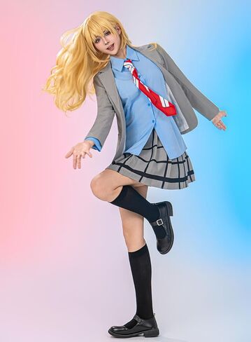 OSIAS Women Anime Miyazono Kaori Uniform Cosplay Costume in Saudi Arabia