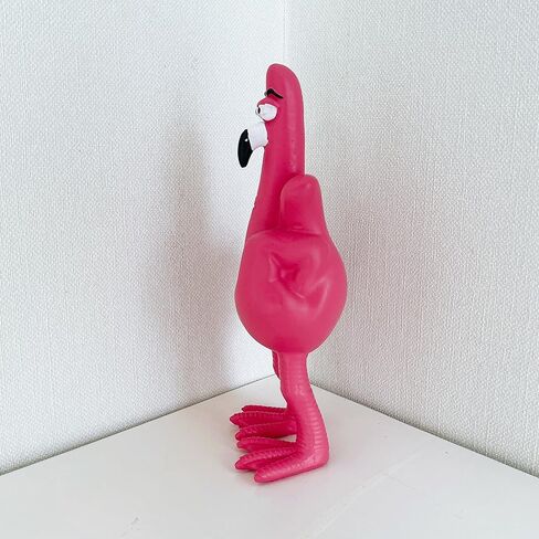 تمثال فلامنغو الأوسط من coeazy Pink - ديكور مكتب مضحك من الراتنج مقاس 6.3 بوصة، تمثال فلامنغو متمرد فريد للمنزل والمكتب والسيارة والرف، هدية فنية ملتوية للتعبير عن الذات ومحبي الفكاهة in Kuwait