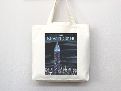 New Yorker tote bag, New Yorker magazine bag, New Yorker bag, New Yorker art, New yorker tote, art tote bag, aesthetic tote in Saudi Arabia