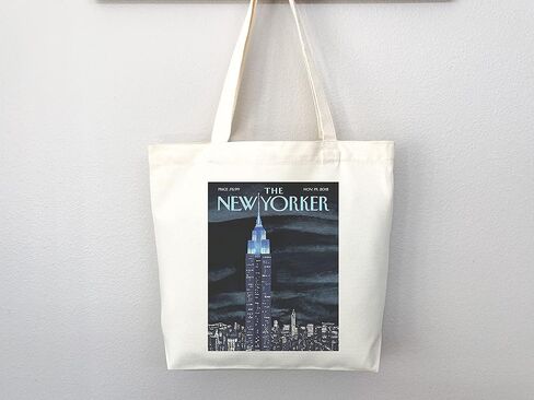 New Yorker tote bag, New Yorker magazine bag, New Yorker bag, New Yorker art, New yorker tote, art tote bag, aesthetic tote in Saudi Arabia