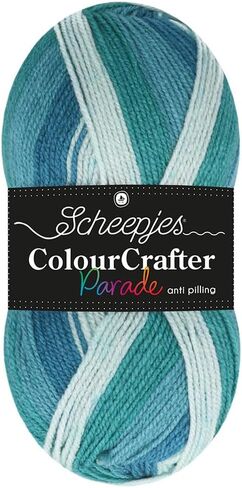 Scheepjes Color Crafter Parade 100g خيوط - 403 مزيج أصفر - أكريليك قسط ناعم للحياكة والحيوانية in Saudi Arabia