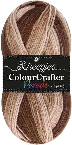 Scheepjes Color Crafter Parade 100g خيوط - 403 مزيج أصفر - أكريليك قسط ناعم للحياكة والحيوانية in Kuwait