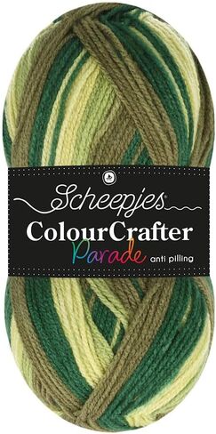 Scheepjes Color Crafter Parade 100g خيوط - 403 مزيج أصفر - أكريليك قسط ناعم للحياكة والحيوانية in Kuwait