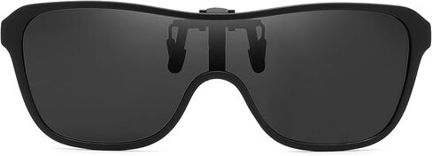 FEISEDY Polarized Clip-on Flip Up One Piece Sunglasses for Glasses TAC Lenses B0346 in Saudi Arabia