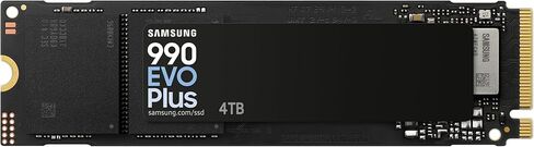 Samsung Internal SSD 990 Evo Plus NVMe M.2 PCIe 4.0 x 4/5.0x2, 1 TB, Read Speed up to 7150MB/s, Intelligent Turbo Write 2.0, Perfect for Gaming and Working, MZ-V9S1T0BW in Kuwait