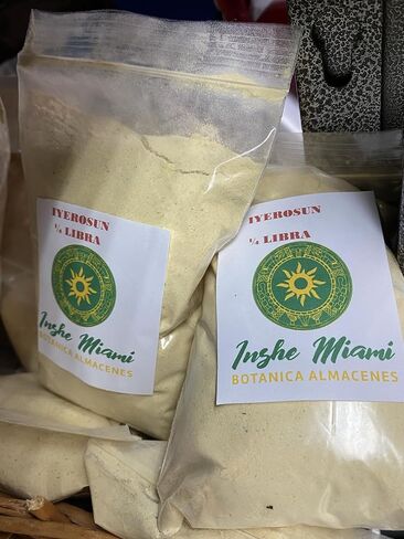 INSHEMIAMI Iyerosun/Iyerozun/Polvo Magico/نشارة الخشب 1 رطل، أصفر in Kuwait