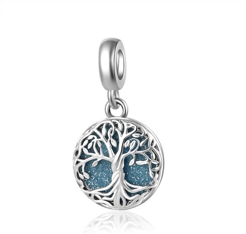 سحر شجرة الحياة المتلألئة من MiiFort يناسب أساور Pandora Charms Moments in Saudi Arabia
