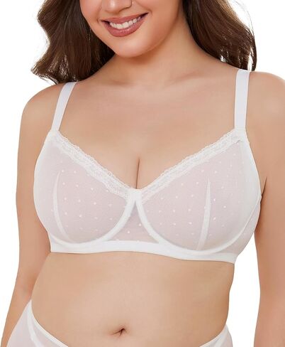 حمالات صدر Redgray للنساء غير مبطنة بتغطية كاملة مقاس كبير مع دعم Underwire للثدي الكبير in Kuwait