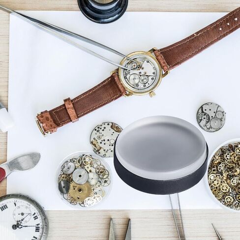 وسادة حركة ساعة HilBeliFU، وسادة ساعة مطاطية ناعمة، وسادة غلاف ساعة مضادة للانزلاق، وسائد حافظة ساعات شفافة 75 مم للإصلاح، تغيير البطارية، زجاج in Kuwait