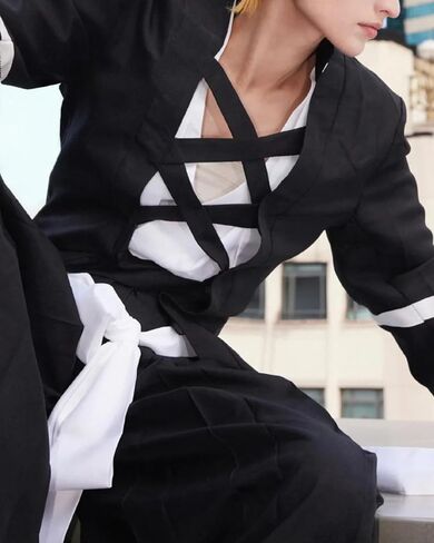 FCCAM Ichigo Kurosaki زي الرجال أنيمي Ichigo تأثيري ألف سنة الحرب الدموية ملابس الهالوين in Kuwait