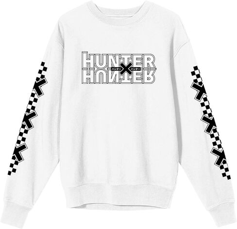 Bioworld Hunter X Hunter Gon & Killua Character Art Crew Neck Long Sleeve White Adult Sweatshirt in Saudi Arabia