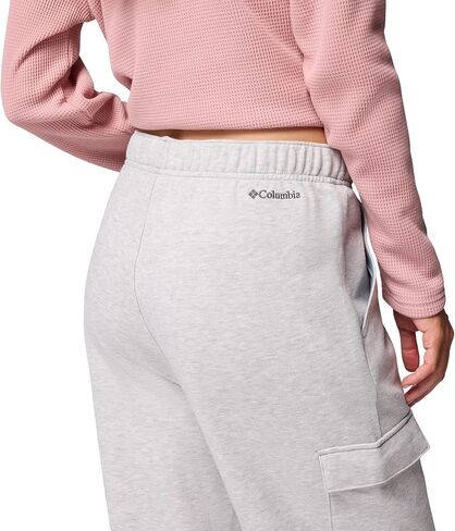 Columbia Womens Aldermore Fleece Cargo Pant, Columbia Grey Heather, Small x L in Saudi Arabia