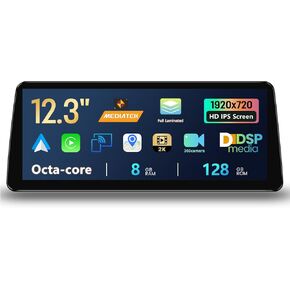 Ultra Narrow 12.3 Inch 1920 * 720 Car Radio for BMW 7 Series F01 F02 2009-2012 CIC Carplay Android Auto Multimedia Audio Stereo Touch Bluetooth Mirror Link (Linux CIC System) in Saudi Arabia