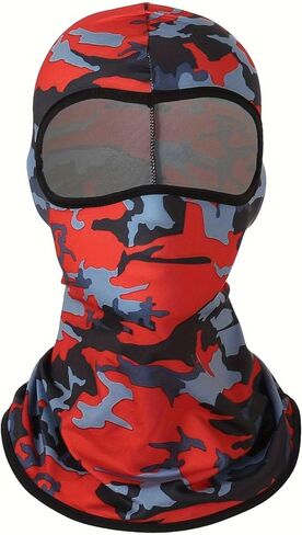 3-Pack Breathable Motorcycle Balaclava - Full Face and Neck Set - Premium All-in-One for Outdoor Sports, Cycling, Cold Weather Adventures - Seamless, Breathable, Adjustable Multi in Saudi Arabia