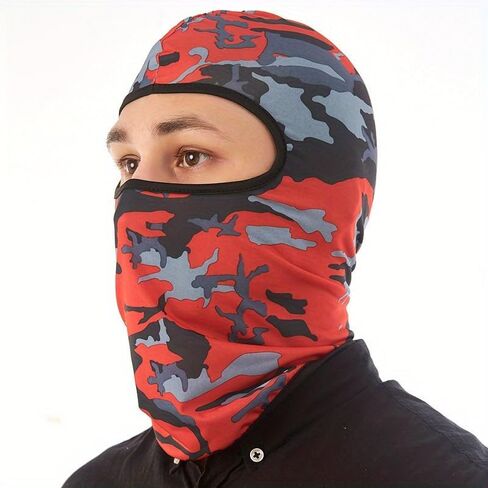 3-Pack Breathable Motorcycle Balaclava - Full Face and Neck Set - Premium All-in-One for Outdoor Sports, Cycling, Cold Weather Adventures - Seamless, Breathable, Adjustable Multi in Saudi Arabia