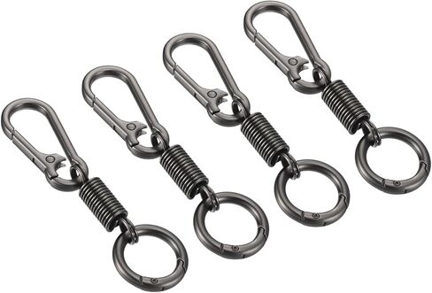MECCANIXITY Spring Double Ring Keychain Dual Key Chain Holder in Saudi Arabia
