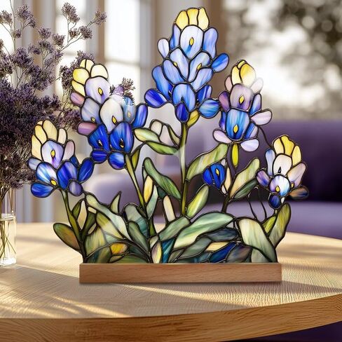 Lavender Mary Acrylic Stand|Thoughtful Gift for Women,Desk Decor for Office & Home|Birthday, Wedding,Anniversary Present（AB-017） in Saudi Arabia