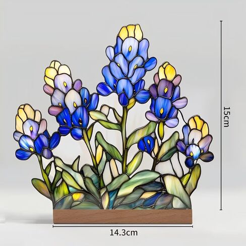Lavender Mary Acrylic Stand|Thoughtful Gift for Women,Desk Decor for Office & Home|Birthday, Wedding,Anniversary Present（AB-017） in Saudi Arabia