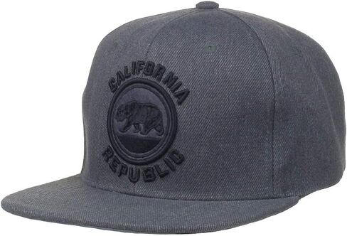 قبعة مسطحة عصرية ذات مستوى عالٍ بشعار California Republic Bear Snapback 297 in Kuwait